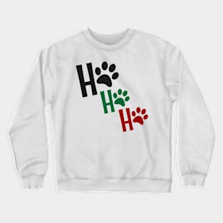 Ho ho ho dog, santa claus christmas Crewneck Sweatshirt